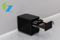 Steel 2 Drawer Arc Edge Mobile File Pedestal With Rolling Storage Cabinet 4 Wheels