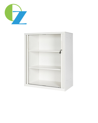 Tambour Door Steel Office Storage Cabinet Electrostatic Powder Coating