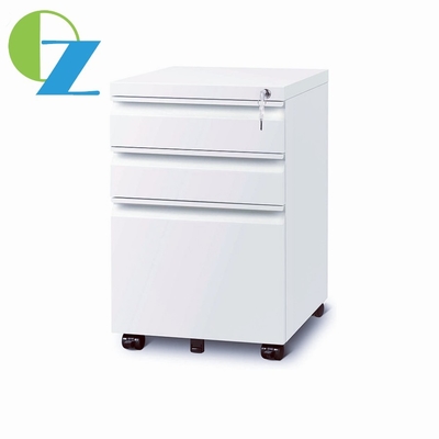 Customizable 3 Drawer Mobile Box File Pedestal Cabinet 0.6mm