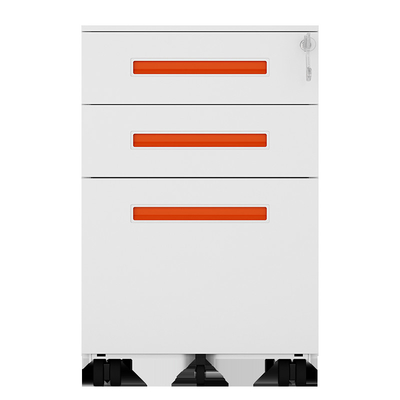 ISO9001 Assembled 3 Drawer Mobile Pedestal Cabinet Office Filing Cabinet