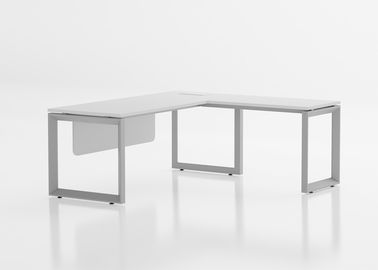 MDF Material Manager Office Table With Steel Frame For Executive Room