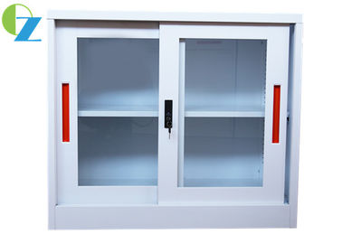 Sliding Door Metal Office Cupboard Half Height With Lock H900*W900*D400mm