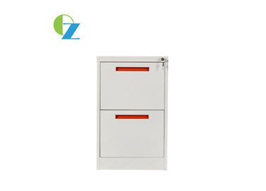 Vertical 2 Drawer Metal File Cabinet With Lock Office Furniture For Workstation