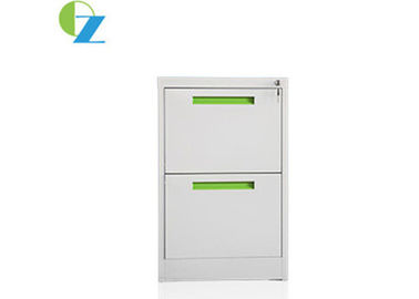 Two Drawers Vertical Steel Filing Cabinets , Metal File Storage Cabinets
