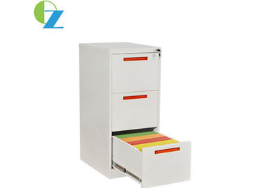 KD Structure Vertical Steel Filing Cabinets With Three Drawer Modern Design