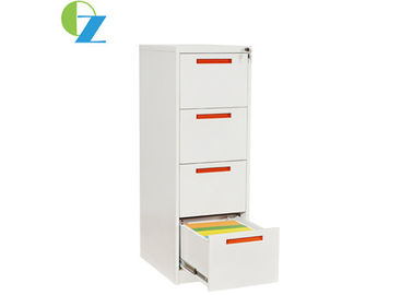 Vertical 4 Drawers Lockable Metal Filing Cabinets Office Furniture Commercial