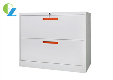 Cabinet Customized 0.8mm Office Lateral File Cabinets Two Drawers
