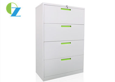Cold Rolled Steel Office Lateral File Cabinets With 4 Drawers Modern Design