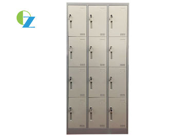 KD Structure 12 Door Steel Locker 0.7Mm thickness for Office School