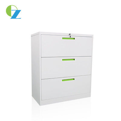 Office Lockable Multi Drawer H1030mm 3 Drawer Lateral File Cabinet Metal