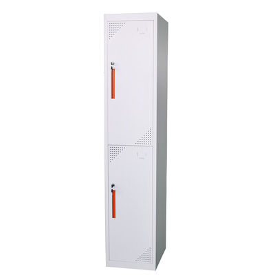 Vertical Steel Wardrobe Lockers 2 Door For Office / School / Hotel / Hospital