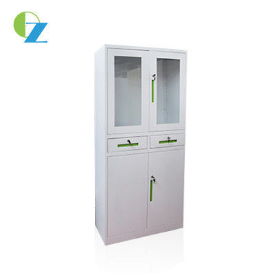 ODM KD Structure 0.5mm Metal Two Drawer Cupboard