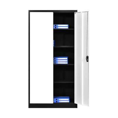 Swing 2 Door Metal File Cabinets 4 Adjustable Shelves