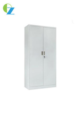KD structure 2 Door Office Storage Cabinet Steel Cupboard With 4 Shelves