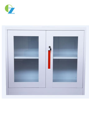 Double 2 Swing Doors Small Metal Cupboard Half Height Steel File Cabinet