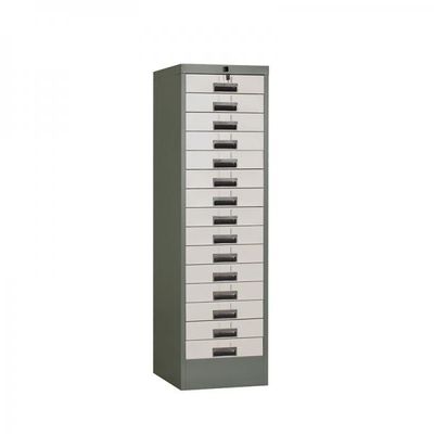 Non Knock Down H1324mm Vertical Steel Filing Cabinets Steel 15 Drawer Filing Cabinet