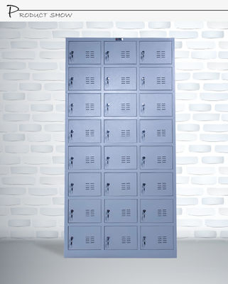 24 Door Metal Storage Cabinet Lockers H1850*W900*D450MM For Office