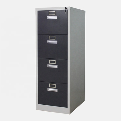 Steel Vertical Metal Filing Cabinet 4 Drawers For Hanging Suspension Folder