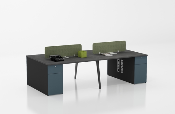 Customized Office Workstation Desk For 4 Persons Modular Workstation Furniture