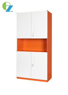 Office White Metal File Cupboard 2 Drawer Steel Filing Storage Cabinet