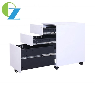 customization 3 Drawer Mobile Pedestal Cabinet Mobile File Pedestal H620mm