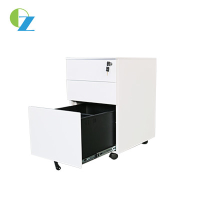 Preassemble Mobile Pedestal Cabinet  3 drawer rolling file cabinet H615mm