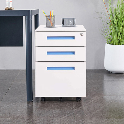 Wear Resistance 390mm Mobile Pedestal Cabinet Steel Office File Cabinet