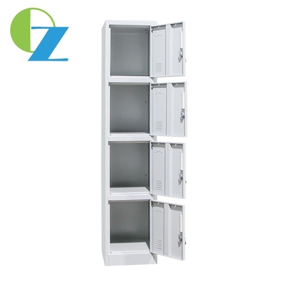 Modern Style Steel Office Lockers 4 Door Metal Lockers  Corrosion Protection