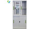Steel Glass Sliding Door Cupboard H1850*W900*D400(MM) KD Structure For Office