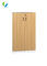 5mm Slim Edge Swing Door Steel Wood Combined Cabinets For Office Use