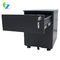 H490MM 5 Anti Tilt Wheels 2 Drawers Cabinet Black Metal Movable Low Pedestal