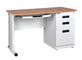 KD Metal Steel Office Computer Table H750mm With Three Drawers