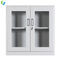 Short 1mm Thickness Steel Office Cupboard 2 Glass Door Metal Filing Cabinet