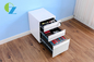 Goose Neck Recessed Handle Steel Movable Drawer File Cabinet Office Furniture