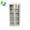 2 Glass Door Slim Metal Storage Cabinet For Book Office Furniture