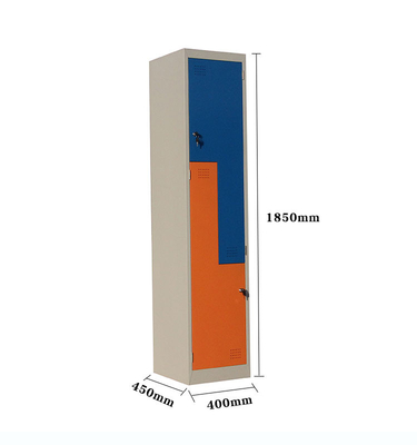 Z Door H1850mm Vertical Steel Office Lockers Wardrobe Gym School Cabinet