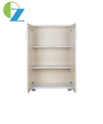 5mm Edge Slim Metal Storage Cabinet 2 Tier Swing Cupboard