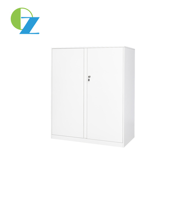 Goose Neck Handle Office Metal Cupboard 2 Swing Doors Steel Cabinet