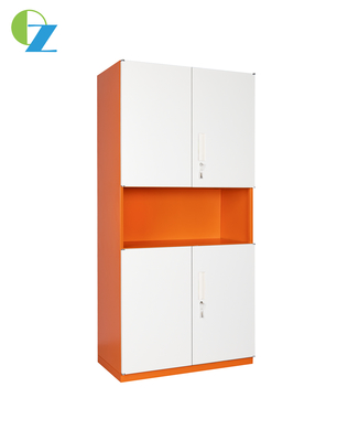 Office White Metal File Cupboard 2 Drawer Steel Filing Storage Cabinet